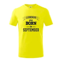 Legends are born in September