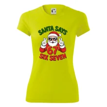 Santa says 67