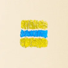 Turistická Cyklo značka - žlto modrá