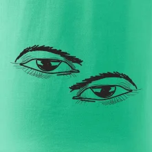 Párový motív - oko prižmúrené