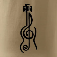 Husľový kľúč gitara