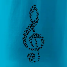 Husľový kľúč z nôt Husľový kľúč z nôt