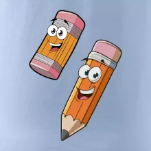 Parové tričko - Ceruzka a guma