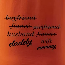 Partnerské tričko nastávajúci rodičia