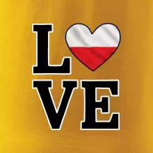 Love Poľská vlajka