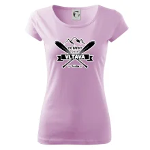 K vode - pádla hory (vlastný nápis) K vode - pádla hory (vlastný nápis)