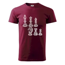 Šachové figúrky kreslené