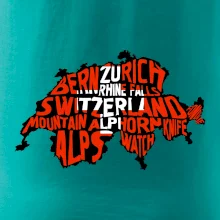 Mapy - názvy miest - Švajčiarsko