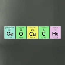 Geocache - periodická tabuľka