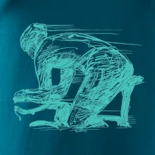 Cestná cyklista zadok