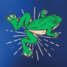 Žaba zelená kreslená