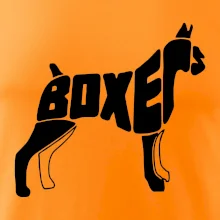 Boxer nápis v tele Boxer nápis v tele