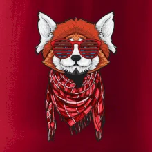 Červená panda hipster