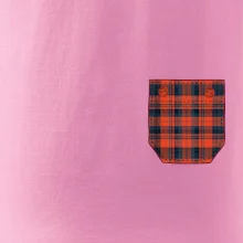 Flanelové triko červené