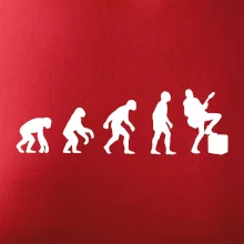 Evolúcia gitarista - noha na kombe