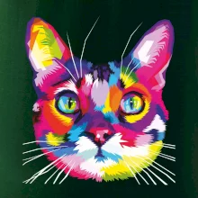 Mačka dúhová hlava