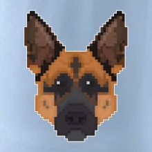 Nemecký ovčiak - Rozpixelovaný