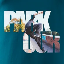 Parkour nápis v meste