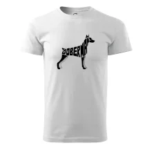 Dobermans - nápis v tele Dobermans - nápis v tele