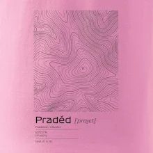 Praděd - vrstevnice v obdĺžniku