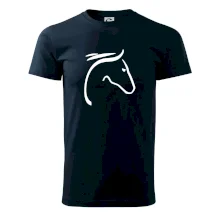 Kôň - hlava silueta Kôň - hlava silueta