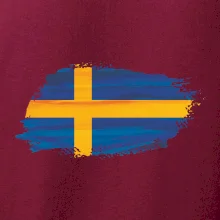 Švédska vlajka kreslená