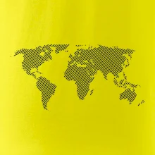 Mapa sveta odtlačok