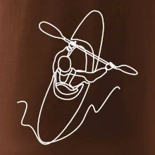 Kajak zhora jedným ťahom