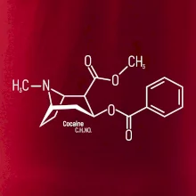 Molekulárna štruktúra Cocaine Kokaín