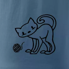 Mačka - Klbko - prsia