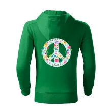 Peace and love symbol