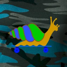 Šnek na skateboardu (Moňas)