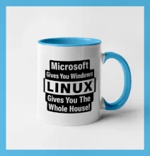 Microsoft Gives You Windows LINUX Gives You The Whole House!