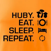Huby Eat Sleep Repeat Huby Eat Sleep Repeat