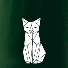 Origami mačka spredu