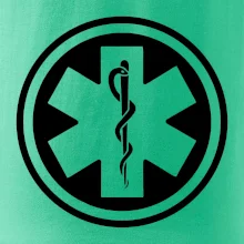 Rescue logo samostatné guľaté