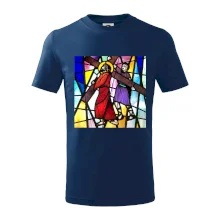 Vitráž - Ježiš a kríž