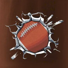 Americký futbal lopta v triku