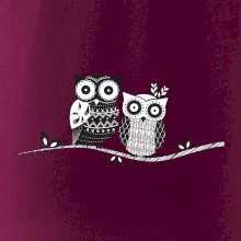 Dve sovy abstraktné