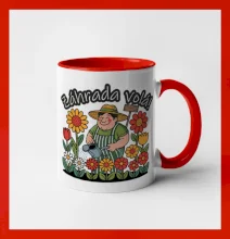 Záhrada volá - záhradník a slnečnice