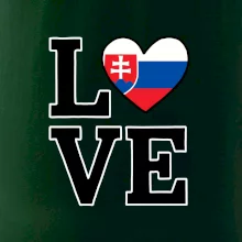 Love Slovenská vlajka