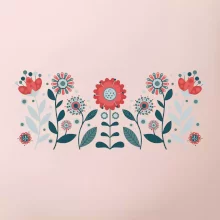 Folklór - kvety v rade