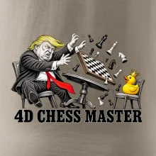 Donald Trump prohrává šachy s kachnou