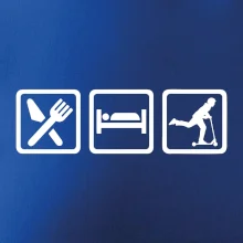 Eat sleep kolobeh - kolobežka