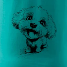 Čiernobiela karikatúra Bišónik