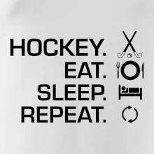 Pozemný hokej eat sleep repeat Pozemný hokej eat sleep repeat