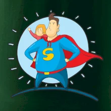 Táta superman - dievča