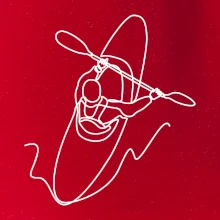 Kajak zhora jedným ťahom