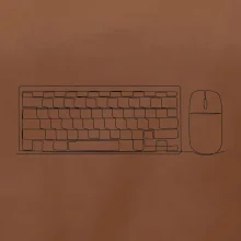 Klávesnica a myš jedným ťahom