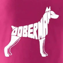Dobermans - nápis v tele Dobermans - nápis v tele